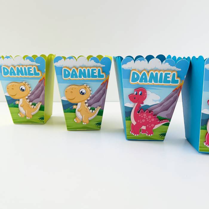 Dinosaur Blue Popcorn